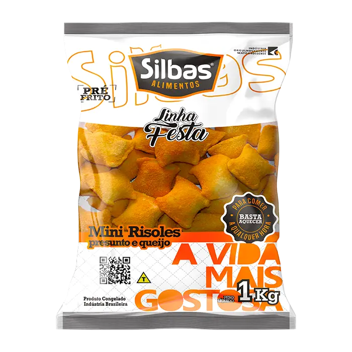 Mini Risolis - Presunto e Queijo